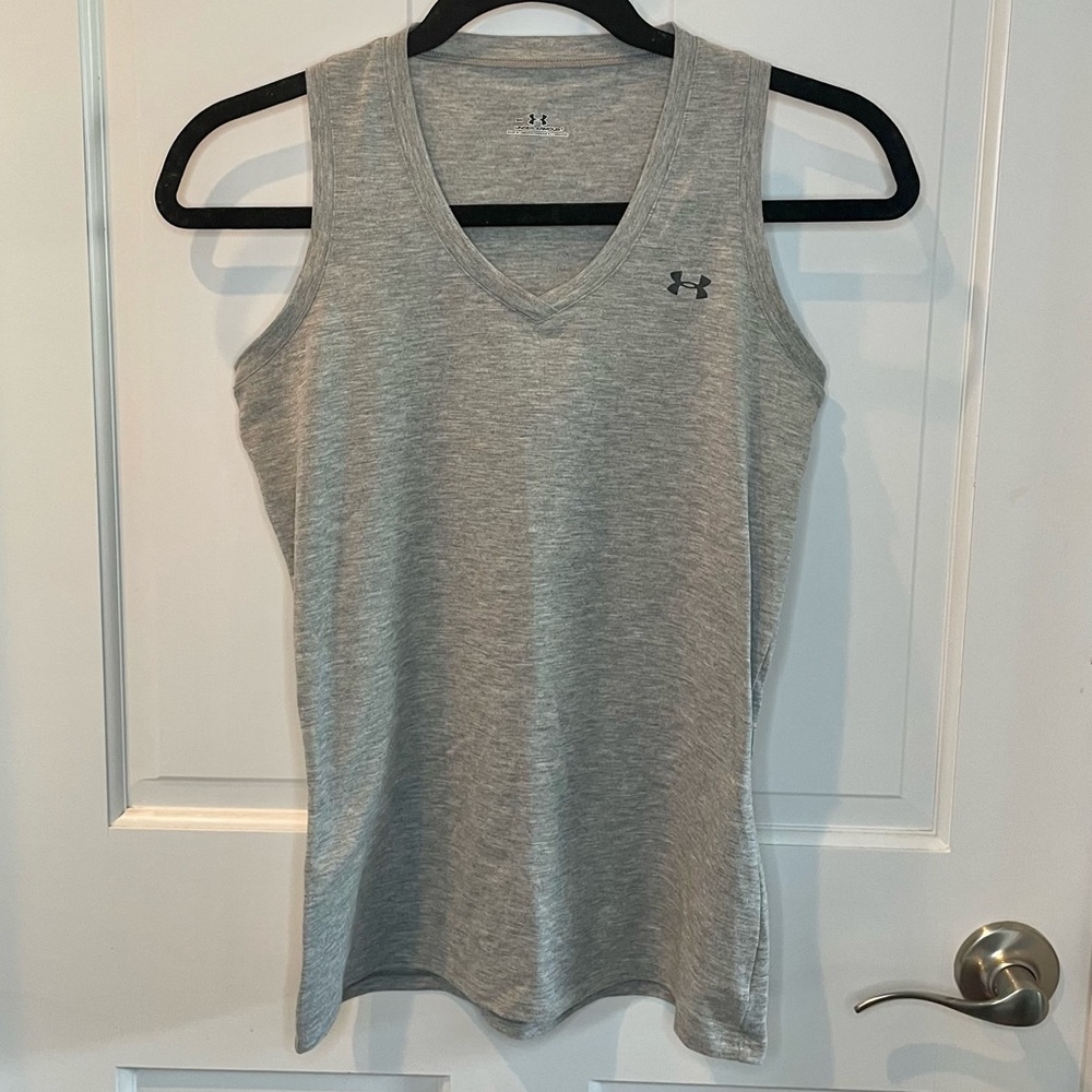 Grey Under Armour tank top